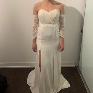 Bespoke wedding dress by local Toronto designer